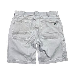 Y2K Key Work Wear Gray Utility Shorts 34